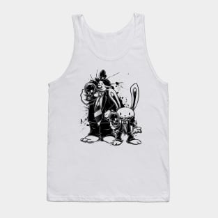 Sam & Max X Pulp Fiction (black) Tank Top